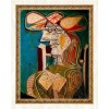Seated Woman on Wooden Chair - Pablo Picasso