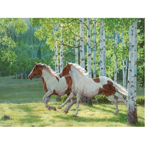 Forest Horses - Diamond Painting Kit