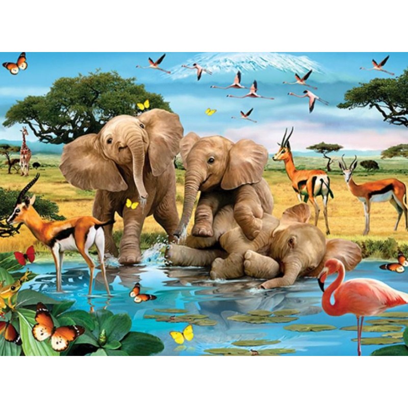 Elephant Babies Play...