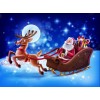 Santa Claus Sitting In Sleigh
