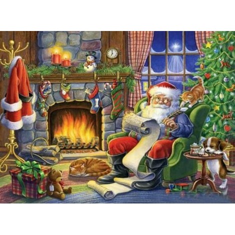 Santa Claus & Christmas Tree