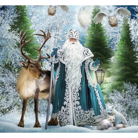 Santa Claus & Animals Painting Kit