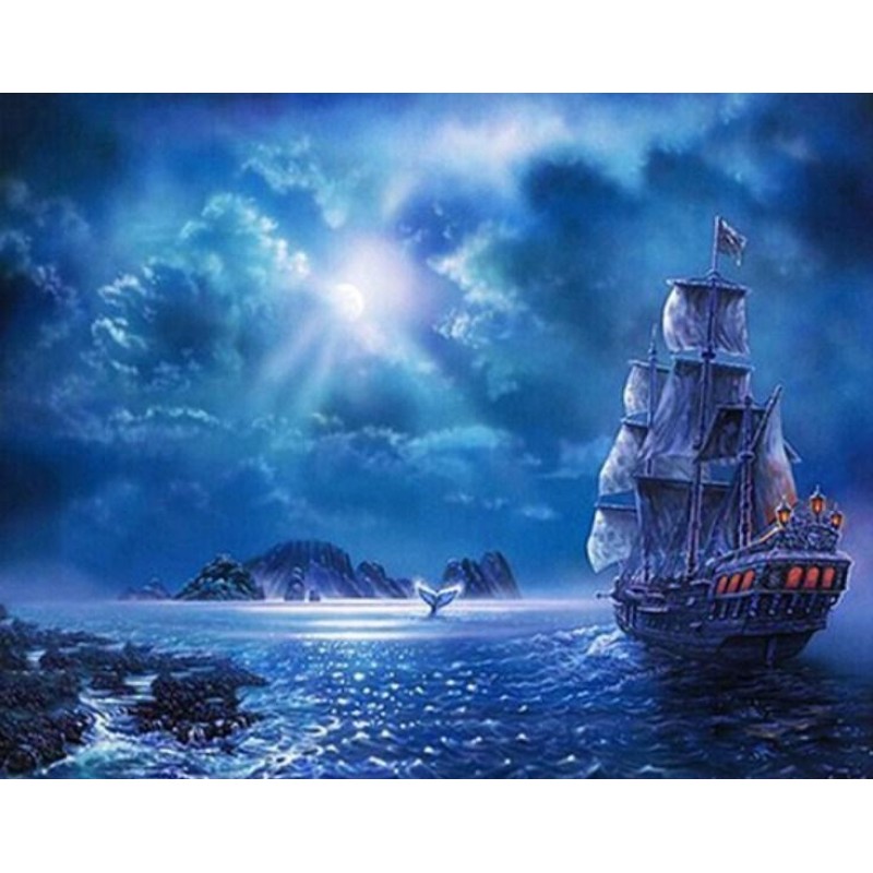 Sailing Ship at Nigh...