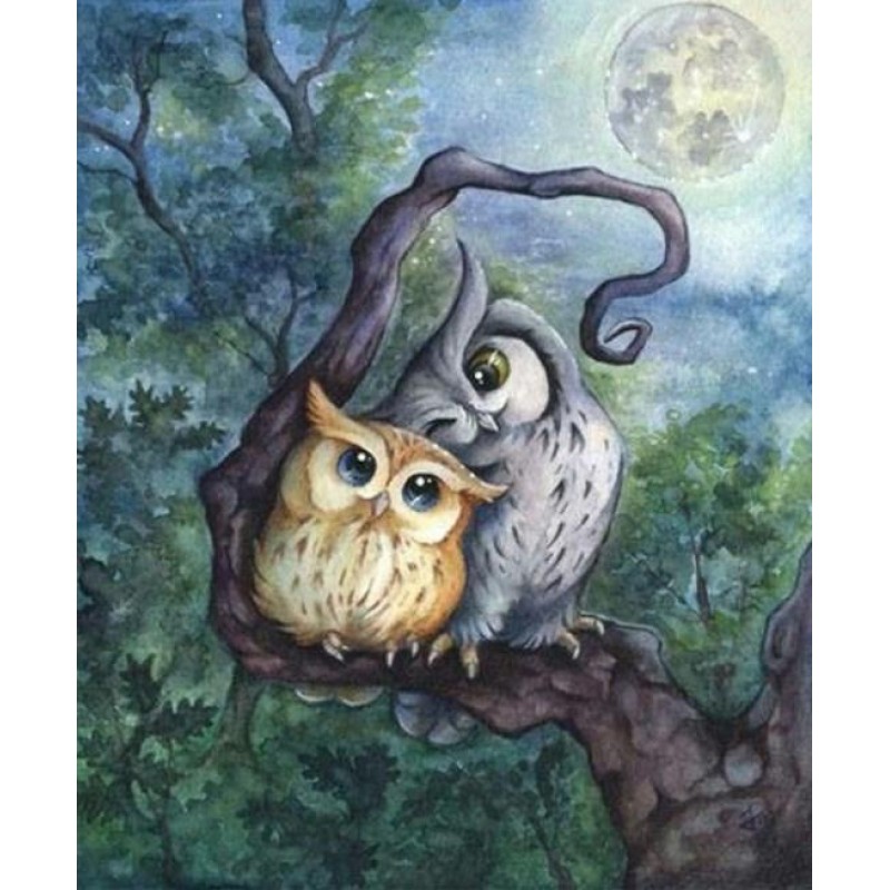 Owls in Love Diamond...