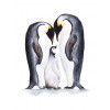 Penguins Pair with Baby