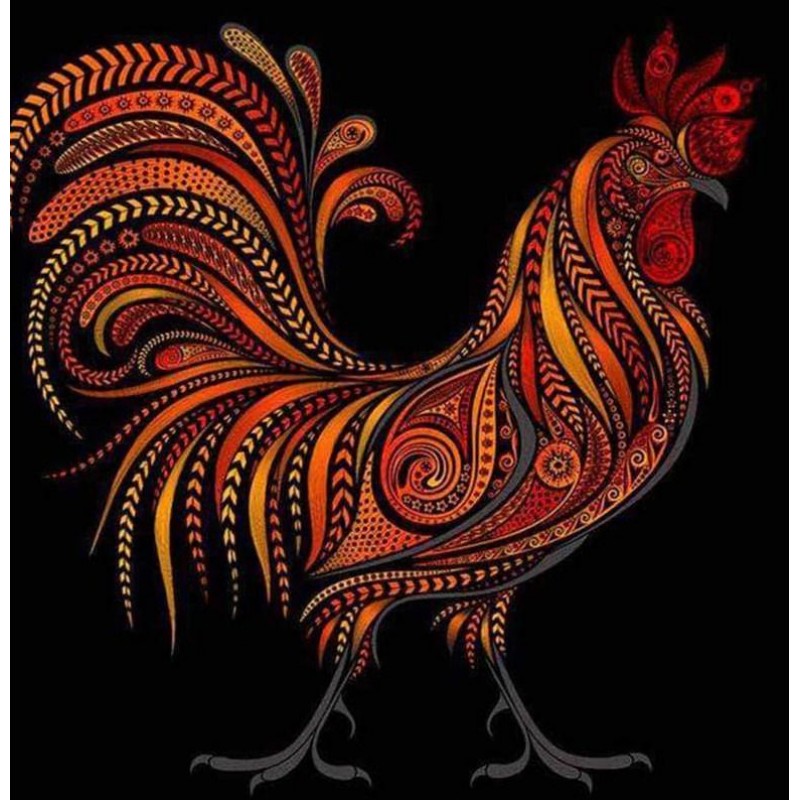 Rooster Artistic Pai...