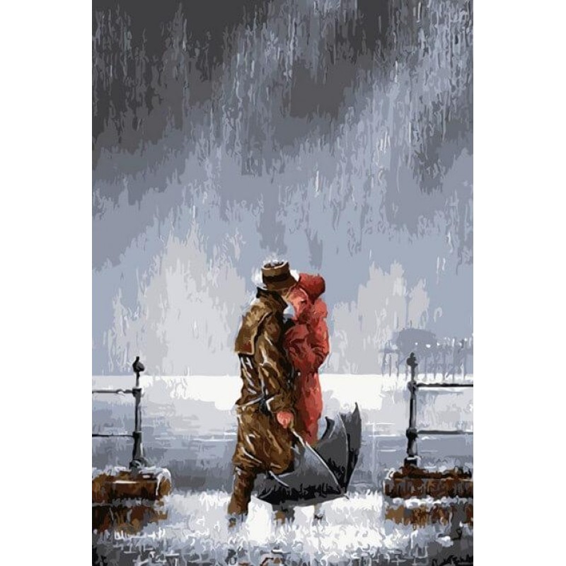 Romantic Couple Kiss...