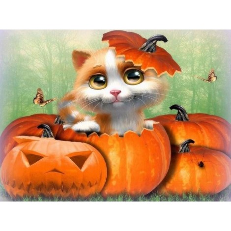 Happy Cat on Halloween