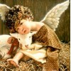 Angel Baby with Lamb
