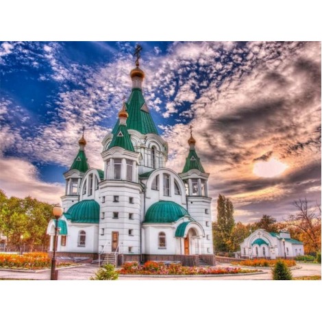 Beautiful Monastery - Diamond Painting Kit