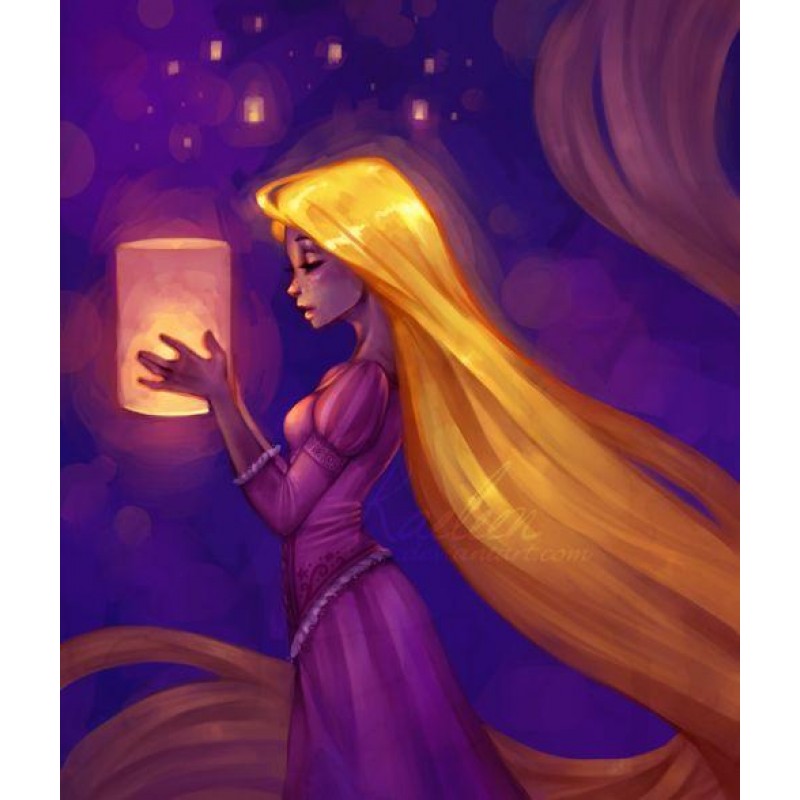 Rapunzel Holding Lan...