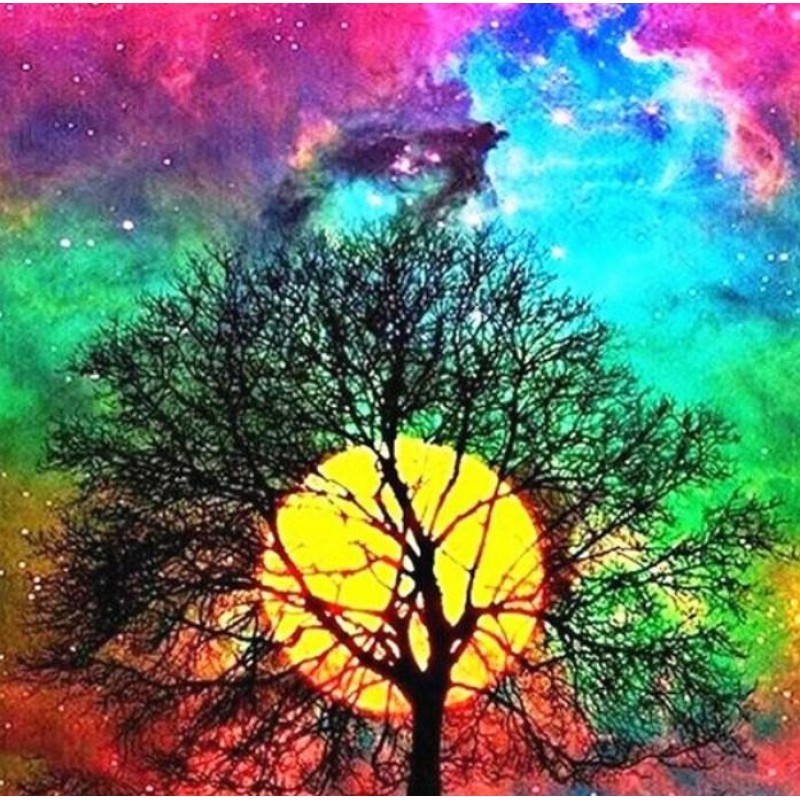 Rainbow Night Sky Di...