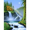 Beautiful Rainbow & Waterfall Diamond Painting