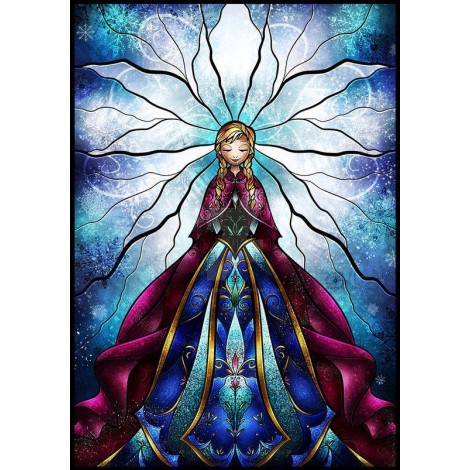Princess Stained Glass Painting - DIY Painting Kit