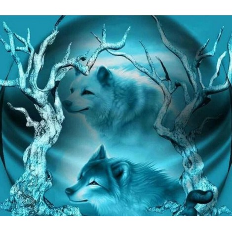 Dream Wolves Diamond Painting