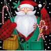 Happy Santa Christmas Card