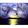 Loving Wolf Pair Diamond Painting