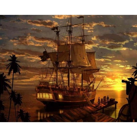 Pirates Ship Diamond Painting
