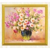 Pink & White Flowers DIY Painting