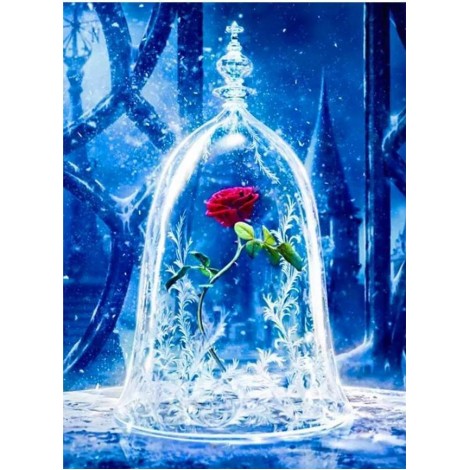 Big Beautiful Rose Paint by Diamonds - [USA SHIPPING]