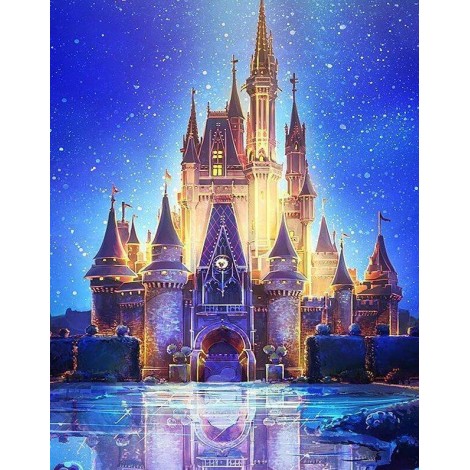Disney Castle Diamond Painting Kit - [USA SHIPPING]