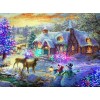 Houses under Snow DIY Diamond Paintings