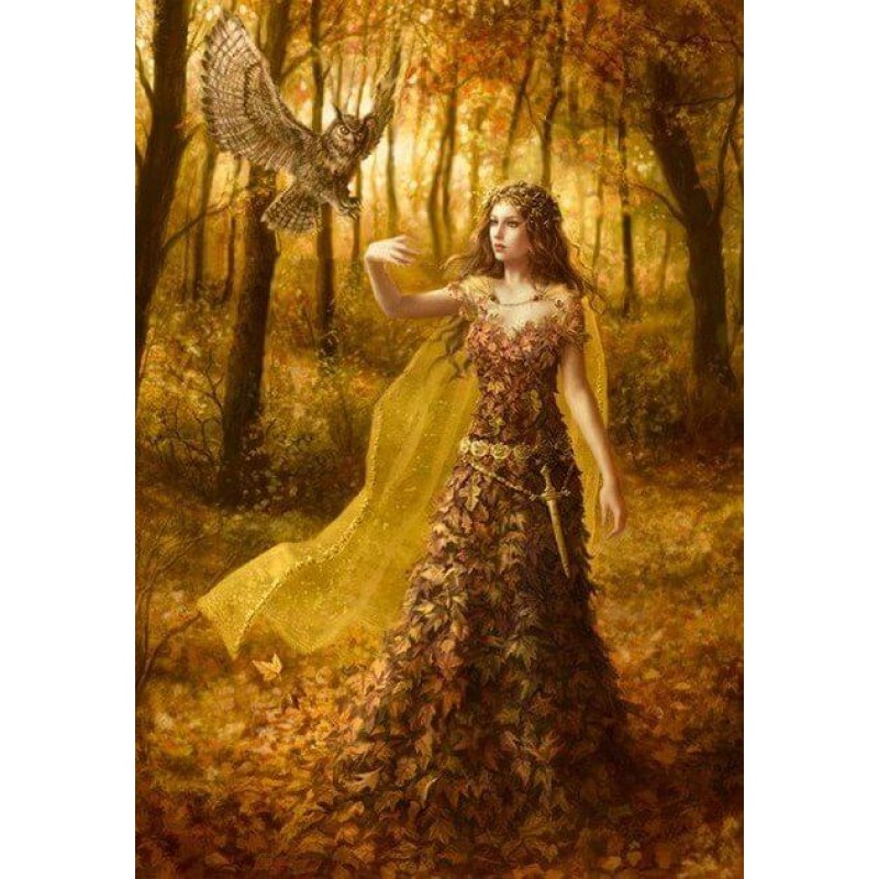 Owl Lady in the Autu...