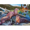 Otter Family - Diamond Painting Kit