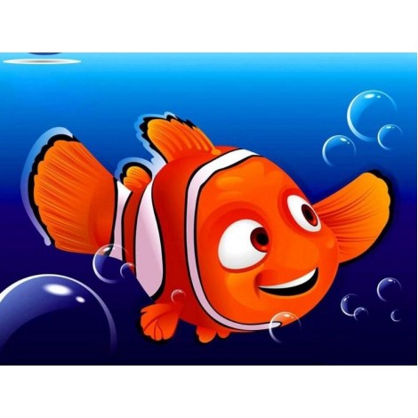Nemo Cartoon Fish - Paint by Diamonds