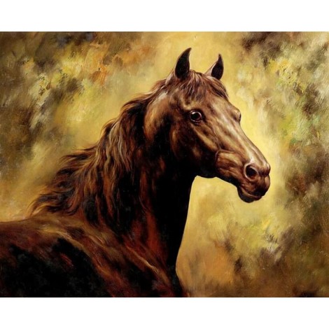 Brown Horse Diamond Painting