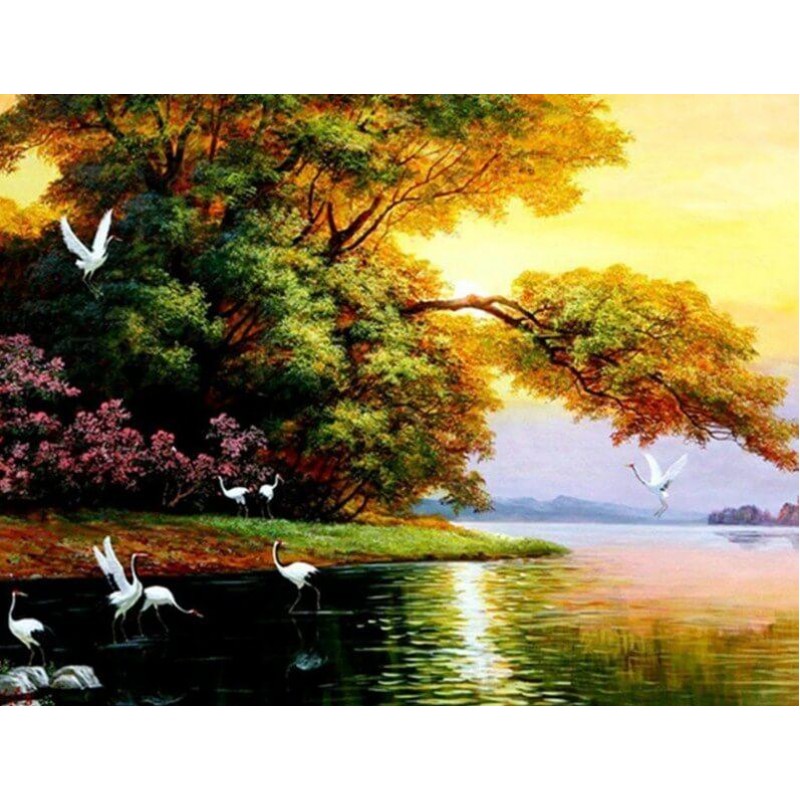 Birds Flying on the ...