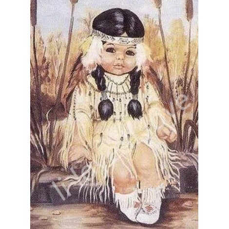 Native American child Diamond Painting