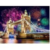 Fire Works on Bridge