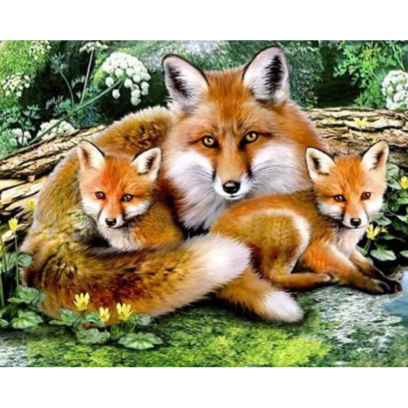 Fox Family DIY Paint...