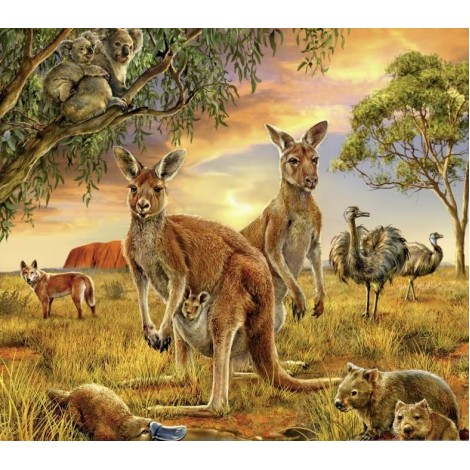 Group of Australian Animals