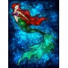 Mermaid Stained Glass Painting
