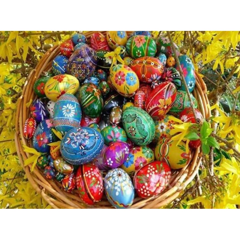 Basket full of Easter Egg...