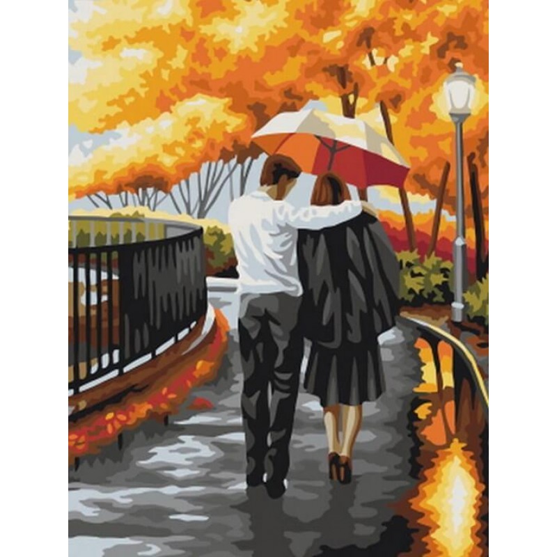 Loving Couple Walkin...