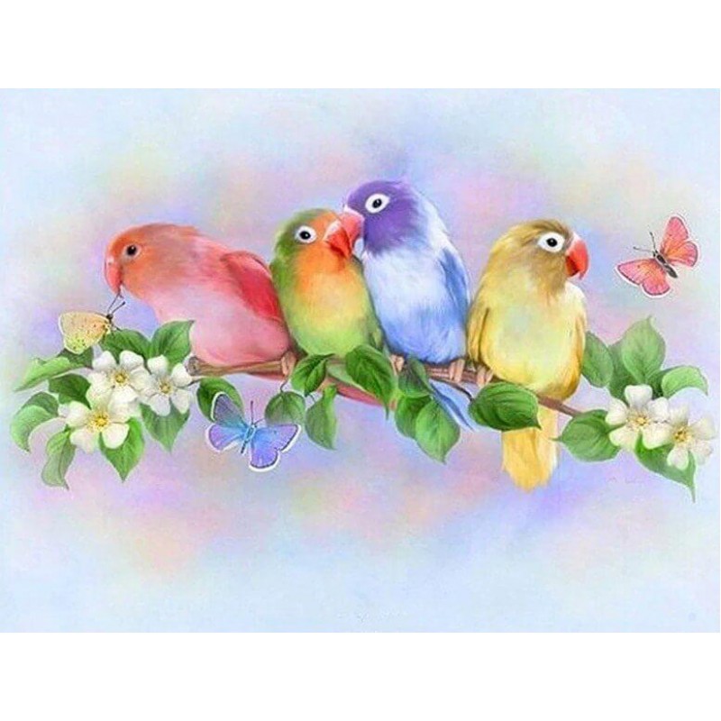 Love Birds painting ...