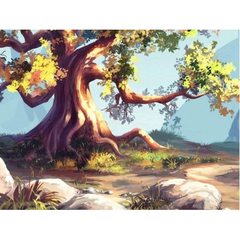 Lonely Tree - Paint by Diamonds