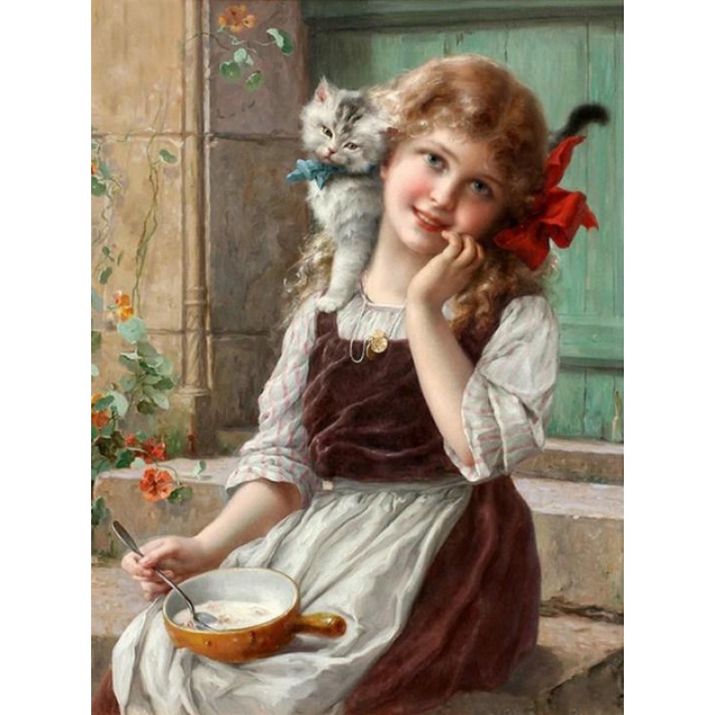 Little Girl with Kit...