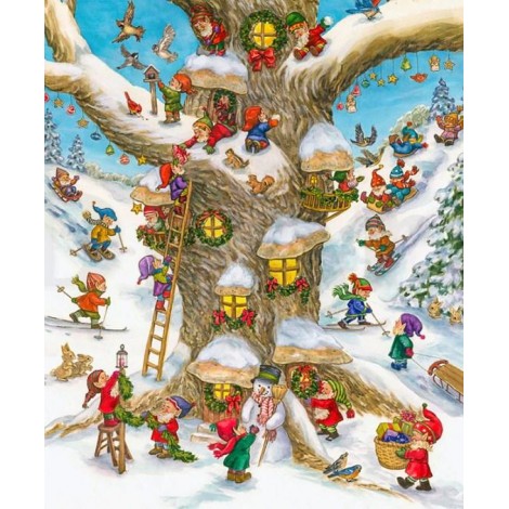 Little Dwarfs Ready for Christmas