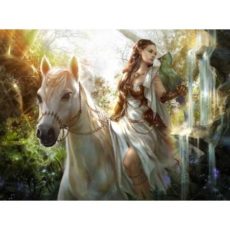 Angel Riding the Horse