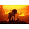 Lion & Cub on the Top of Mountain