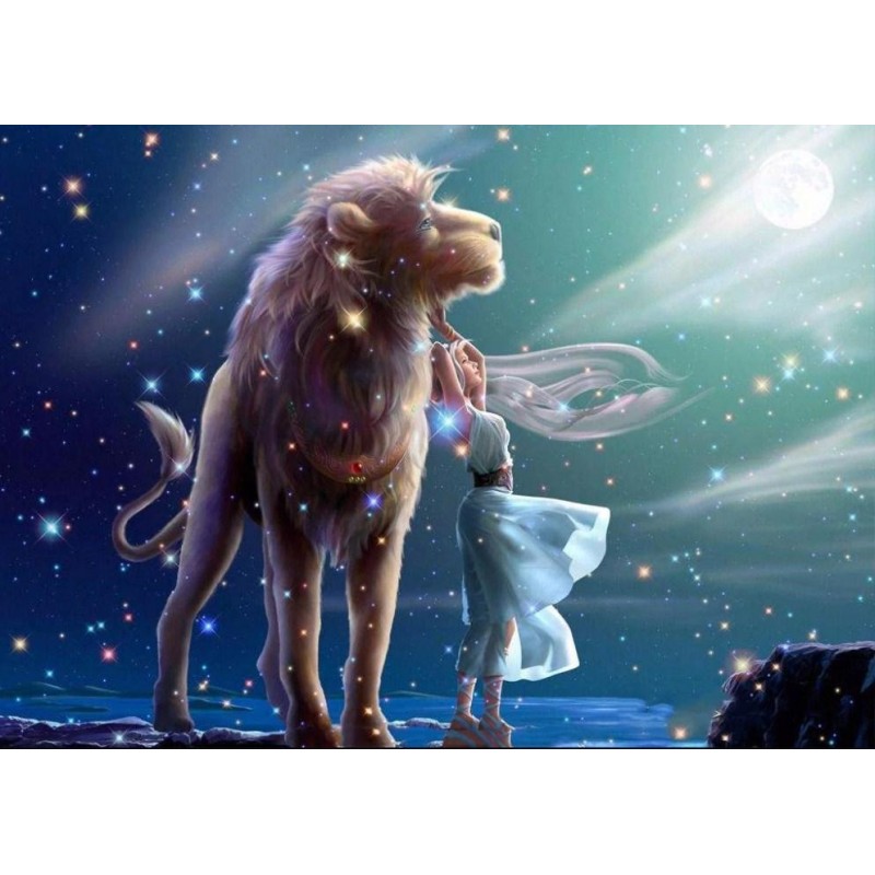 Leo Zodiac - Diamond...