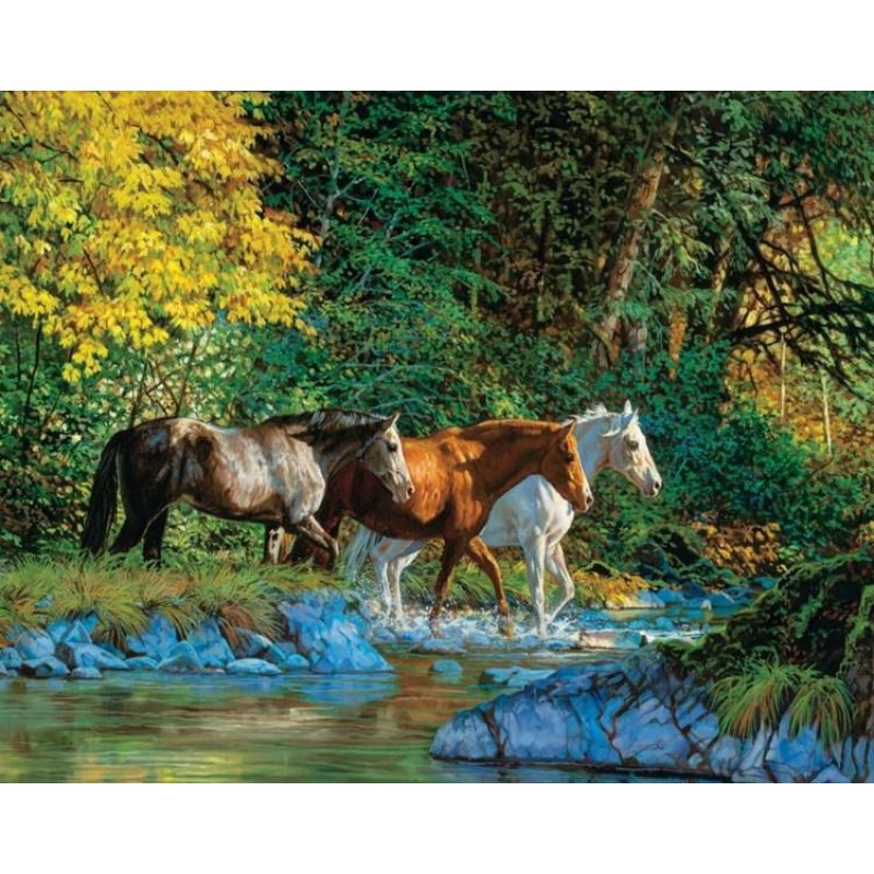 Horses at Water Stre...