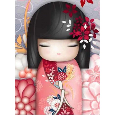 Kokeshi Doll - Paint by Diamonds
