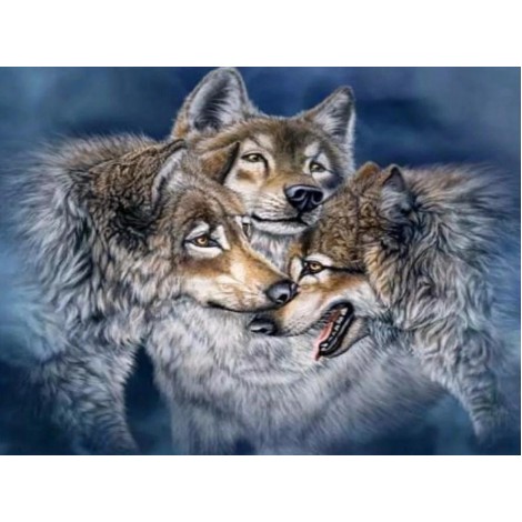Alaskan Tundra wolves Diamond Painting