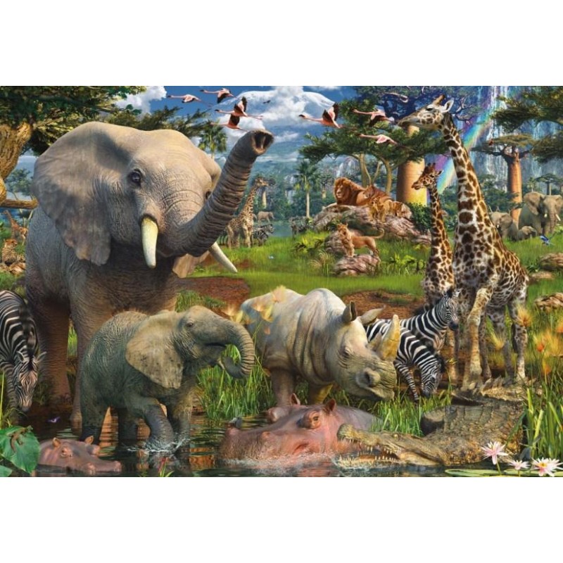 Jungle Animals - Pai...