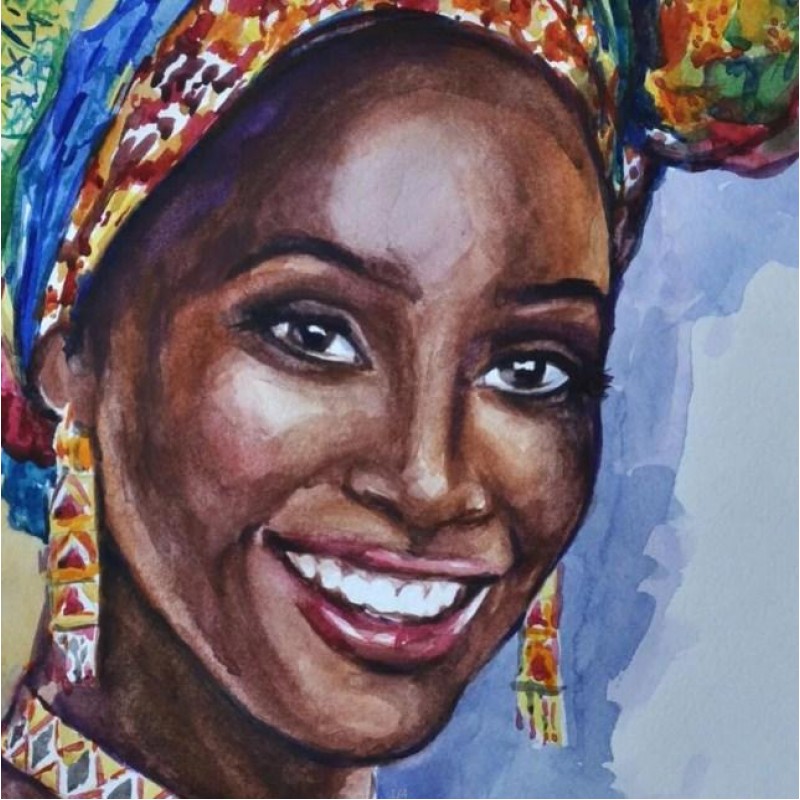 Black Lady - Paint b...